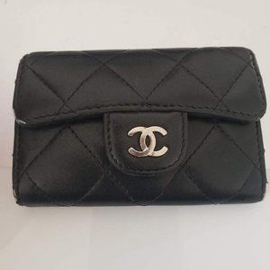 Authentic CHANEL Card and Key Holder